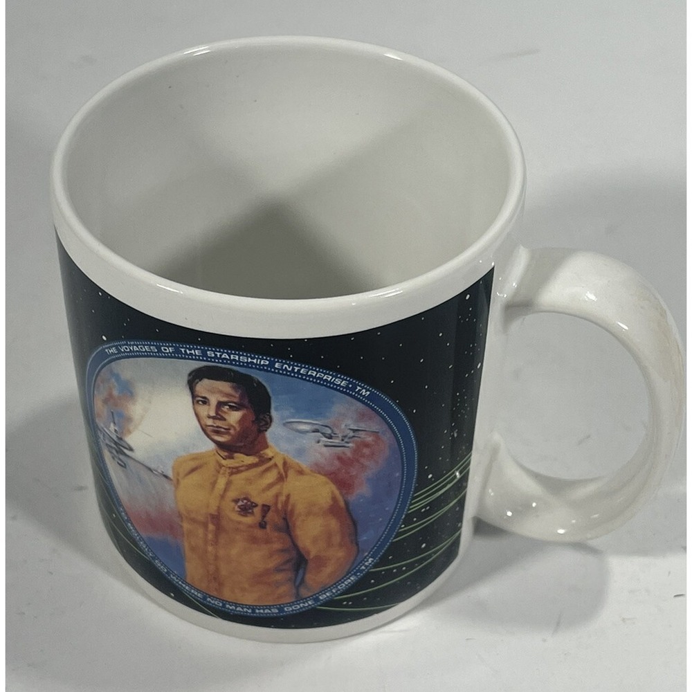 Presents STAR TREK Capitan‎ Kirk The Next Generation Ceramic Mug VINTAGE 1992